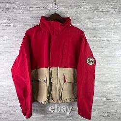 VINTAGE Polo Sport Jacket Mens Large Ralph Lauren Windbreaker Sportsman Cookie