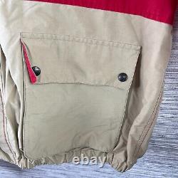VINTAGE Polo Sport Jacket Mens Large Ralph Lauren Windbreaker Sportsman Cookie