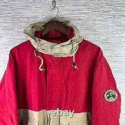 VINTAGE Polo Sport Jacket Mens Large Ralph Lauren Windbreaker Sportsman Cookie