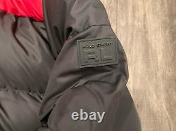 VINTAGE Polo Sport Ralph Lauren Puffer Jacket Coat Reversible Red Black NEW NWT