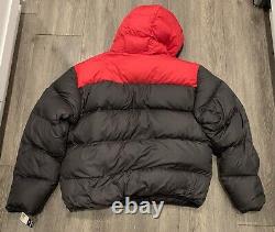 VINTAGE Polo Sport Ralph Lauren Puffer Jacket Coat Reversible Red Black NEW NWT