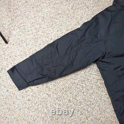 VINTAGE RARE Polo Ralph Lauren Black Iconic Thick Puffy Work Jacket XXL
