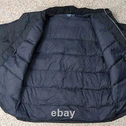 VINTAGE RARE Polo Ralph Lauren Black Iconic Thick Puffy Work Jacket XXL