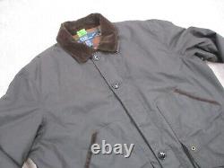 VINTAGE Ralph Lauren Polo Jacket Adult 2XL XXL Coat Flannel Lined Corduroy Mens