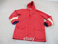VINTAGE Ralph Lauren Polo Jacket Adult Small Red Hooded Outdoors Coat Men 90s