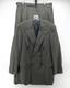 Vintage Ralph Lauren Polo Suit Men 43 Long Gray Wool Double Breasted Usa Check