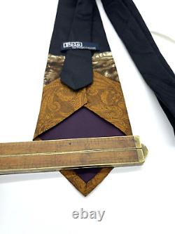 VINTAGE Rare Polo Ralph Lauren Wild Bill Hickok Necktie Buffalo Silk TIE