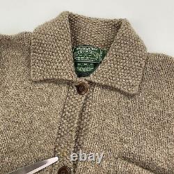 VNTG Ralph Lauren Polo Country (M) RL 90 Folk Americana Wool Hand Knit Cardigan