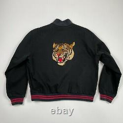 VNTG Ralph Lauren Polo Sport (XL) Tiger Head Varsity Cotton Twill Jacket