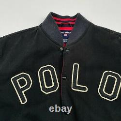 VNTG Ralph Lauren Polo Sport (XL) Tiger Head Varsity Cotton Twill Jacket