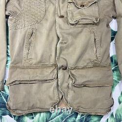 VTG 90s Polo Ralph Lauren Sportsman Hunting Jacket Coat RRL Cargo Utility Grunge