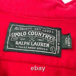 VTG 90s Ralph Lauren Polo Country Sportsman Outdoorsman Button Up Shirt RARE