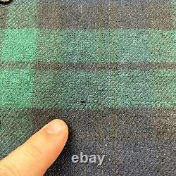 VTG POLO RALPH LAUREN 100% Cashmere Mens XL Sweater Blackwatch Button Flaws