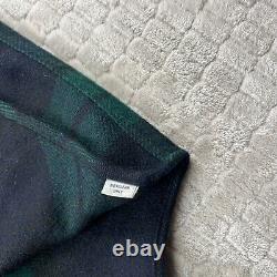 VTG POLO RALPH LAUREN 100% Cashmere Mens XL Sweater Blackwatch Button Flaws