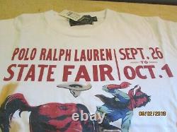 VTG Polo Country Ralph Lauren state fair Tee T Shirt M