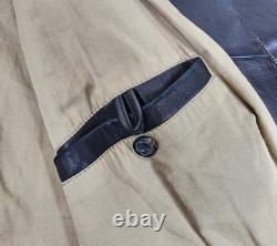 VTG Polo Ralph Lauren 2XL Chocolate Brown Butter Soft Chinstrap Leather Jacket