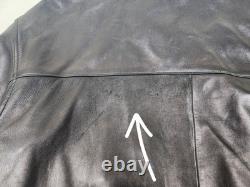 VTG Polo Ralph Lauren 2XL Chocolate Brown Butter Soft Chinstrap Leather Jacket