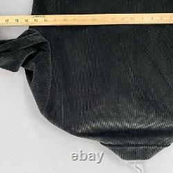 VTG Polo Ralph Lauren Black Corduroy Jacket Sport Coat Mens 40R Blazer 3 Button