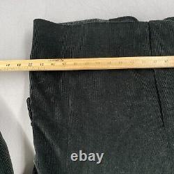VTG Polo Ralph Lauren Black Corduroy Jacket Sport Coat Mens 40R Blazer 3 Button