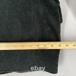 VTG Polo Ralph Lauren Black Corduroy Jacket Sport Coat Mens 40R Blazer 3 Button