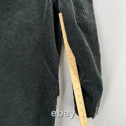 VTG Polo Ralph Lauren Black Corduroy Jacket Sport Coat Mens 40R Blazer 3 Button
