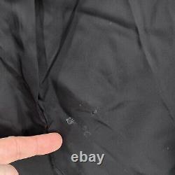 VTG Polo Ralph Lauren Black Corduroy Jacket Sport Coat Mens 40R Blazer 3 Button