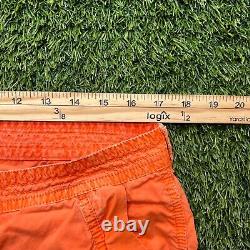 VTG Polo Ralph Lauren Cargo Paratrooper Pants 36x30 (34x30) Orange Military Ligh