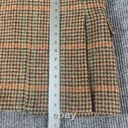 VTG Polo Ralph Lauren Coat Mens 40 Brown Blazer Tweed Wool USA Union Made Preppy