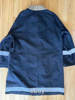 VTG Polo Ralph Lauren Fireman Toggle Clasp Coat Blue Jacket M 90s 3M 92 93 Rare