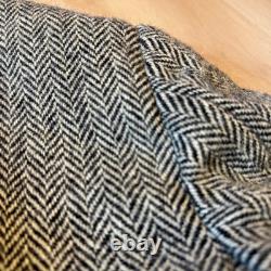 VTG! Polo Ralph Lauren Herringbone Blazer Virgin Wool Sport Coat Jacket 42R