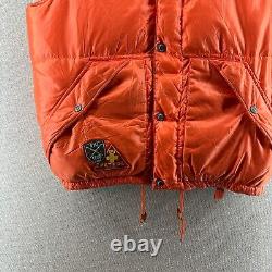 VTG Polo Ralph Lauren Mens Medium Vest Ski Patrol RLPC Down Flannel lined 90s