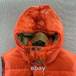 VTG Polo Ralph Lauren Mens Medium Vest Ski Patrol RLPC Down Flannel lined 90s