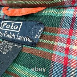 VTG Polo Ralph Lauren Mens Medium Vest Ski Patrol RLPC Down Flannel lined 90s