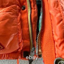 VTG Polo Ralph Lauren Mens Medium Vest Ski Patrol RLPC Down Flannel lined 90s