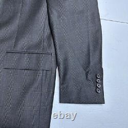VTG Polo Ralph Lauren Mens Wool Blazer Glenurquhart Check Blue Label 42 SH