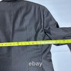 VTG Polo Ralph Lauren Mens Wool Blazer Glenurquhart Check Blue Label 42 SH
