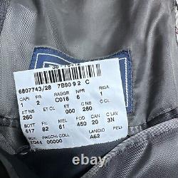 VTG Polo Ralph Lauren Mens Wool Blazer Glenurquhart Check Blue Label 42 SH