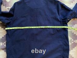 VTG Polo Ralph Lauren Navy Style Jacket Size L Fireman Heavyweight Clasp PRLC