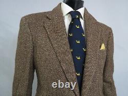 VTG Polo Ralph Lauren made in USA Brown herringbone sport coat 40-41 R