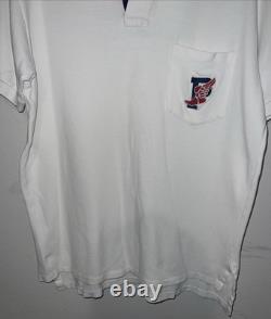 VTG Polo by Ralph Lauren Medium P Wings Stadium Polo Shirt Made In USA 1990s