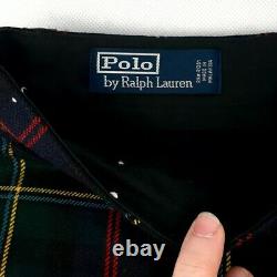 VTG Polo by Ralph Lauren Tartan Plaid Wool Mens Dress Pants 32 x 32