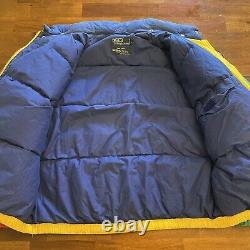 VTG Ralph Lauren Polo Uni Jacket Unicrest Down Puffer Coat Large 90s 80s