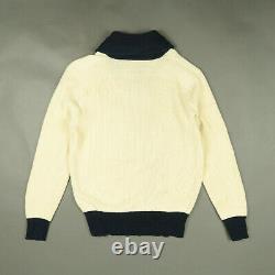 Vintage 1990s Polo Ralph Lauren P Wing Shawl Collar Sweater Size Medium