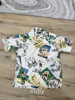 Vintage 1992 Polo Ralph Lauren Olympic Stadium Track & Field Shirt Size Large