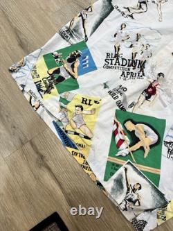 Vintage 1992 Polo Ralph Lauren Olympic Stadium Track & Field Shirt Size Large