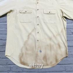 Vintage 1992 Polo Ralph Lauren Sportsman Fishing Shirt Size L Distressed