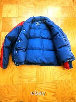 Vintage 80's Polo Ralph Lauren Cookie Patch Usa Ski Down Jacket Xl Large