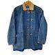 Vintage 80s Polo Ralph Lauren Fireman Clasp Denim Corduroy Chore Jacket Coat Xl
