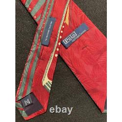 Vintage 80s Polo Ralph Lauren Hollywood Collection Golf Club Silk Tie Handmade