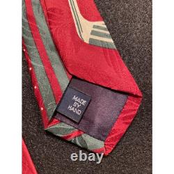 Vintage 80s Polo Ralph Lauren Hollywood Collection Golf Club Silk Tie Handmade